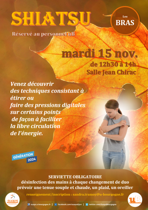 Shiatsu du personnel ub