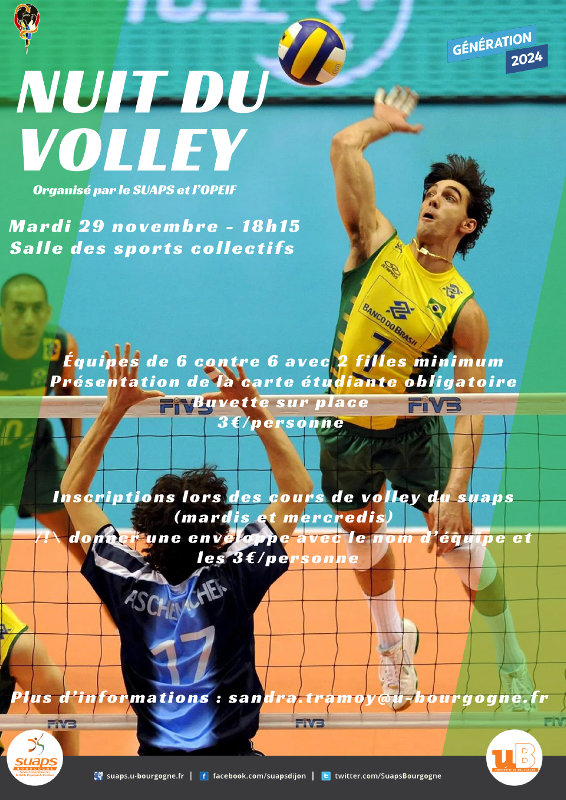 Nuit du Volley COMPLET