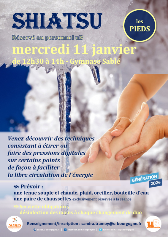 Shiatsu du personnel ub