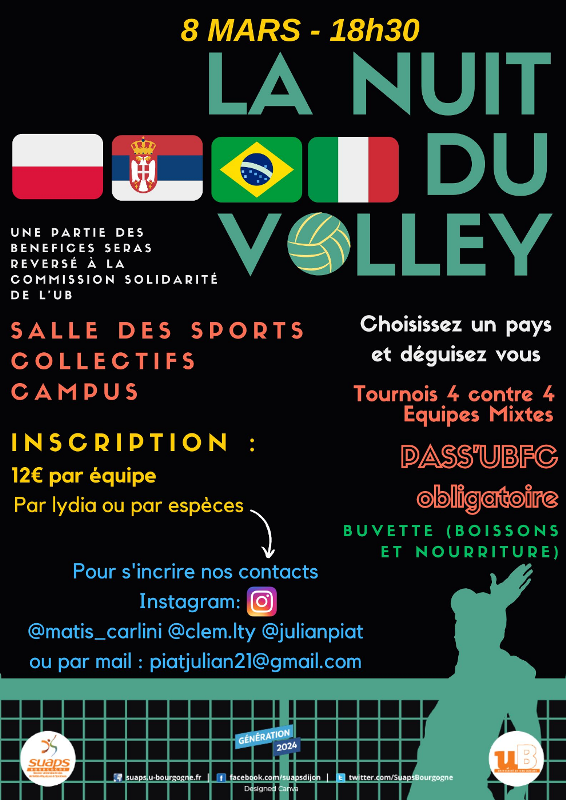 Nuit du Volley COMPLET